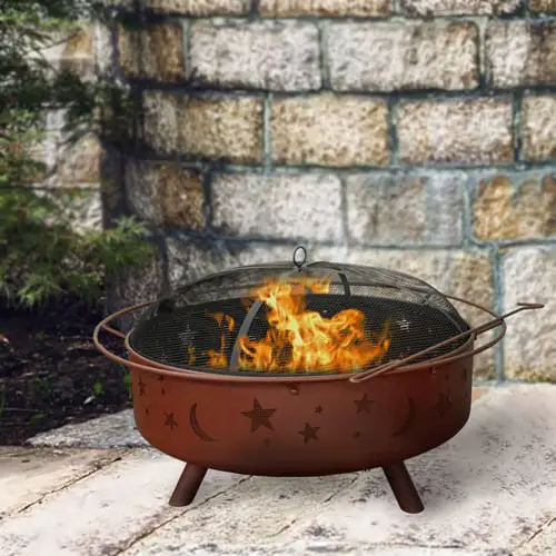 sun moon stars fire pit