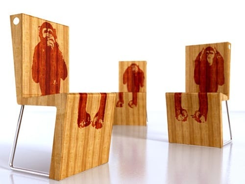chimpanzee chairs