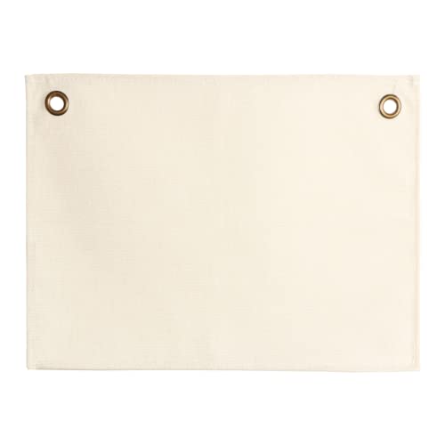 2Pcs Blank Printing Wall Banner, Canvas Hanging Flags, Wall Sign