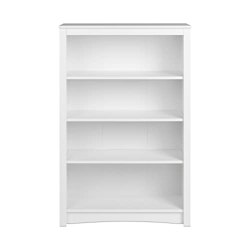 Prepac Home Office 4-Shelf Standard Bookcase, 31.5 in. W x