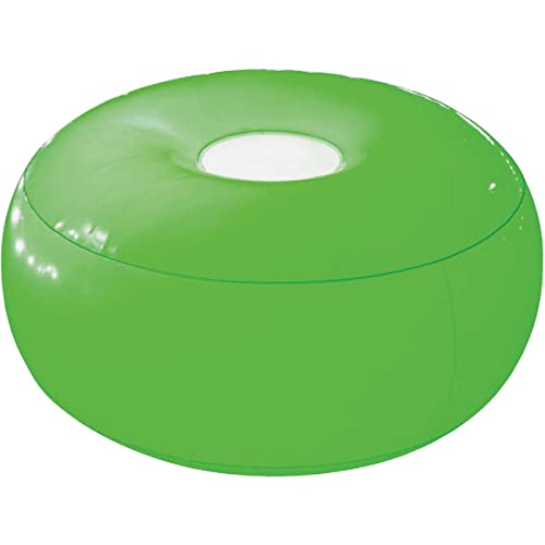 Air Candy Illuminated LED Inflatable Ottoman for Gaming, Parties or