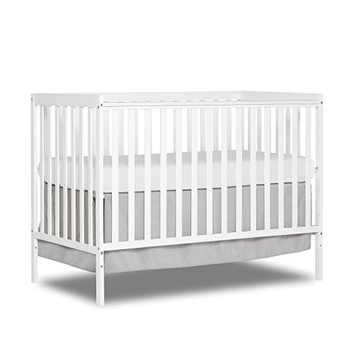 Dream On Me Synergy 5-In-1 Convertible Crib In White, Greenguard