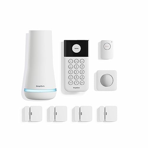 SimpliSafe 8 Piece Wireless Home Security System - Optional 24/7
