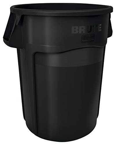 Rubbermaid Commercial Products BRUTE Heavy-Duty Round Trash/Garbage Can with Venting