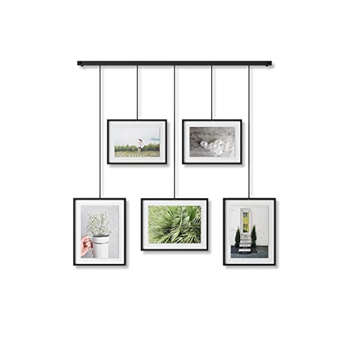 Umbra Exhibit Wall Frame with Metal Rod for Hanging-Rimless Design-Suitable