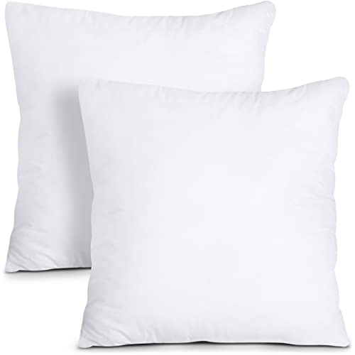 Utopia Bedding Throw Pillows Insert (Pack of 2, White) -