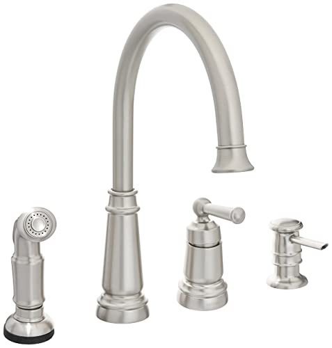 Moen Spot Resist Stainless One-Handle High Arc 4-hole Kitchen Faucet