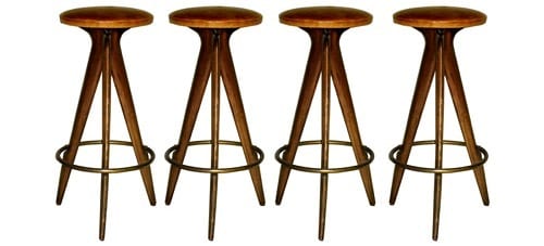 mid-century modern barstools