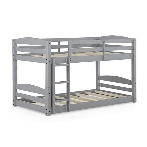 DHP Phoenix Twin Bunk Bed, Grey