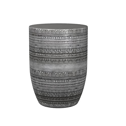 Wide Metal Large Accent Side Table