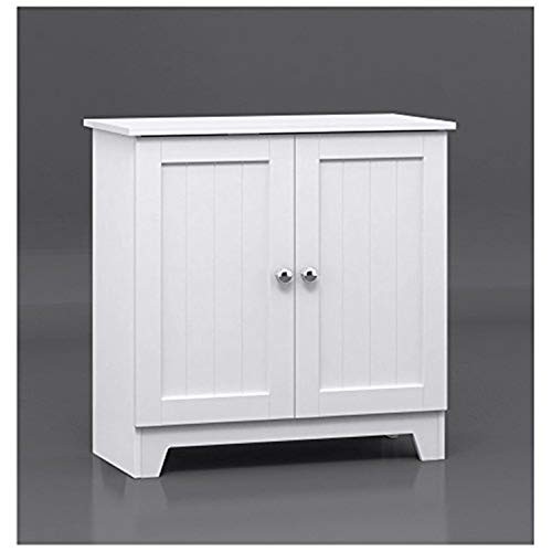 Redmon Double Door Floor Cabinet, Full, White