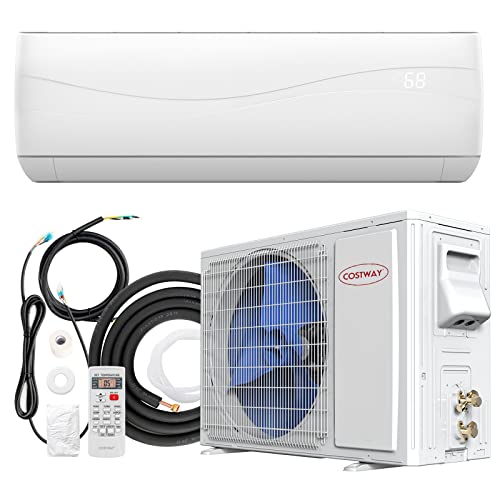 COSTWAY 12000BTU Mini Split Air Conditioner& Heater, 20 SEER2 115V