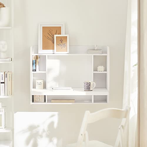 Haotian FWT18-W, White Home Office Table Desk Workstation Computer Desk