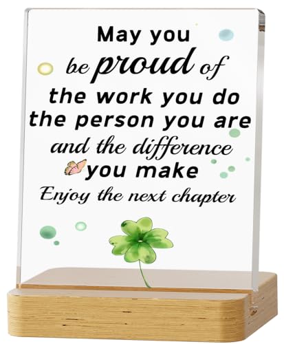 Parxara Coworker Gifts for Women Men 6X4 Retirement Gifts for