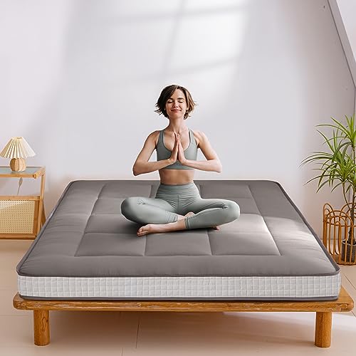 MAXYOYO 6" Extra Thick Floor Futon Mattress, Foldable Mattress Tatami