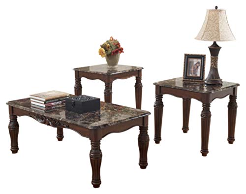 Signature Design by Ashley North Shore Traditional Faux Marble 3-Piece