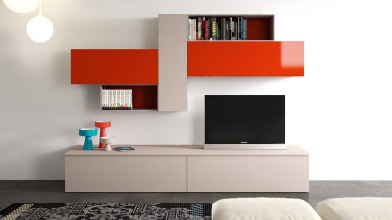 5 Electrifying Storage Wall Modules from Veneta Cucine (with Images)