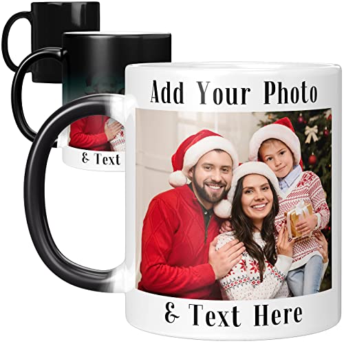 Custom Heat Sensitive Photo Mug, 11 oz - Add Your