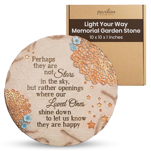 Pavilion Gift Company 19058 Light Your Way Memorial Garden Stone,