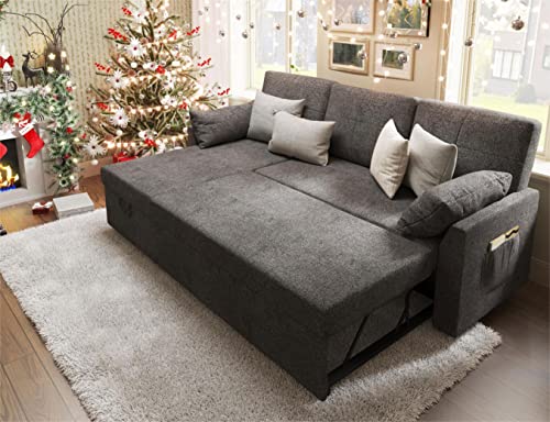 VanAcc Sleeper Sofa, Sofa Bed- 2 in 1 Pull Out