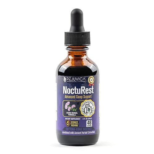 NoctuRest Natural Sleep-Aid with Valerian and Melatonin - All-Natural Liquid