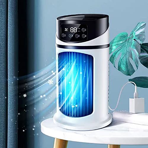 Portable Air Conditioner Fan, Personal Air Cooler Humidifier with 5-Speed,