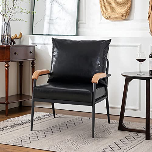 TUKAILAi PU Leather Single Sofa Couch, Modern Accent Chair with