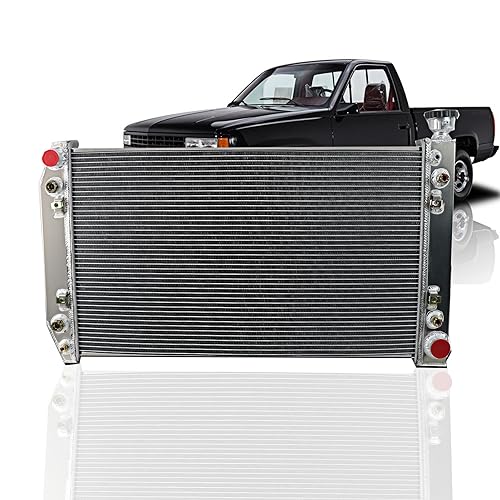 Tepilauda Full Aluminum Radiator Compatible with 1988-1999 Chevy GMC C/K/V/R