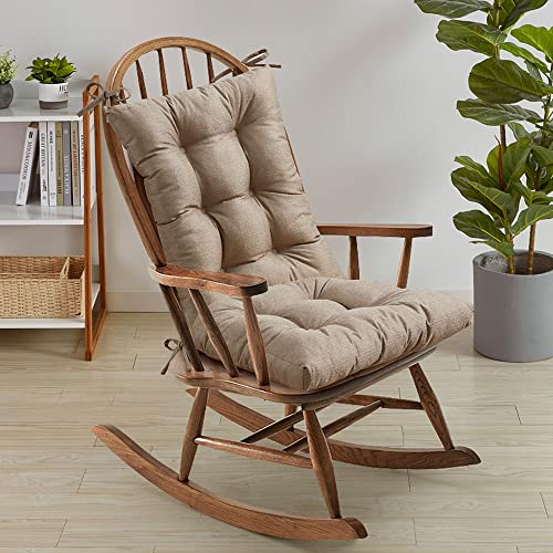 Sweet Home Collection Rocking Chair Cushion Premium Tufted Pads Non
