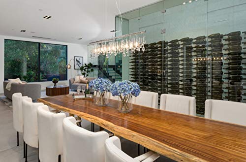 VintageView W Series (2 Ft) - 6 Bottle Wall Mounted Wine Rack (Satin Black) Stylish Modern Wine Storage with Label Forward Design