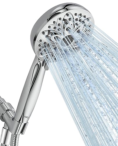 6-Setting Shower Head with Handheld, JDO High Pressure Hand held