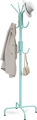 Simple Houseware Standing Coat and Hat Hanger Organizer Rack, 12