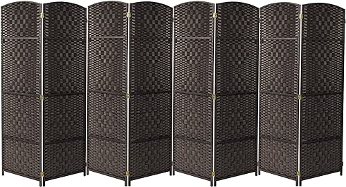 Sorbus 8 Panel Room Divider 6 ft. Tall - Privacy