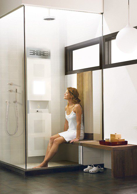 bainultra vedana wellness home spa glass shower