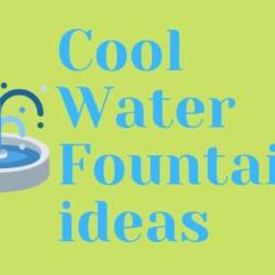 Modern Outdoor Water Fountain