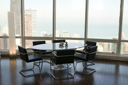 modern urban dining room table