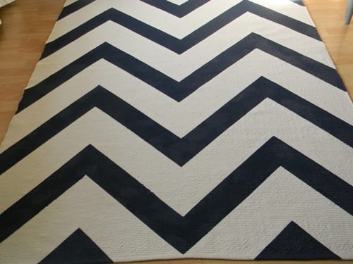 chevron stripe rug