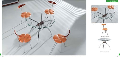 minimalist dining table