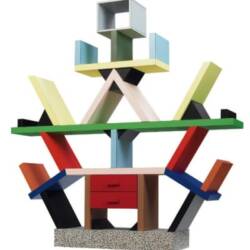 ettore sottsass 1980s carlton bookcase from Memphis Italy