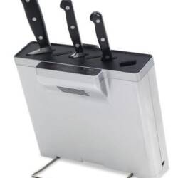 Germ Eliminating Knife Block and Knife Locker Turn Knives Sterile
