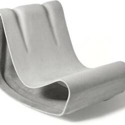 green form patio furniture lounge chair fiber cement