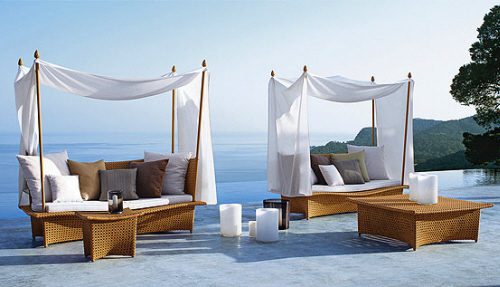 HIGH QUALITY WOVEN OUTDOOR PATIO FURNITURE DEDON