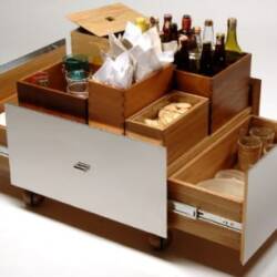 New School Trolley or Bar Serving Cart