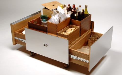New School Trolley or Bar Serving Cart