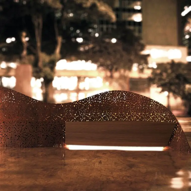 Intricate Details in the Curvo Bench by Lab23