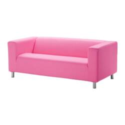 pink modern loveseat ikea