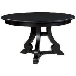Round Dining Table in Midnight Black
