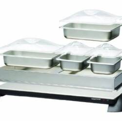 stainless steel buffet server