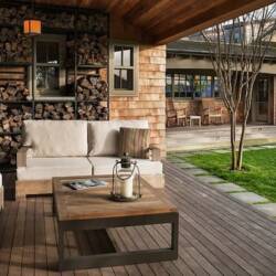 storing firewood outdoors