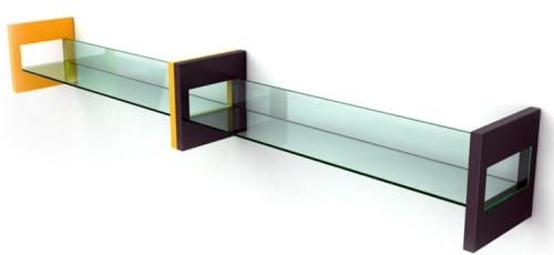 The Colorful Modulo Wall Shelf by Marcello Ziliani